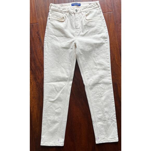Scotch & Soda Cream High Rise Slim Fit High Five Jeans size 27 - Picture 7 of 16